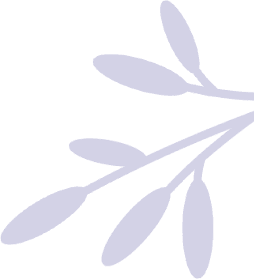 Minimalistic silhouette of a branch